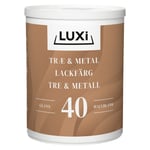 Tre- & metallmaling vannbasert motehvit 0,75 l - Luxi
