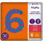 Kiddo Ultra-Dry Nappy Pants Size 6 (16kg+) 32 per pack