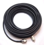 Mini8 25m Low loss 50 Ohm coax cable RG8x with 2 x PL259 HAM or CB radio