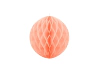 Lys Fersken Papirvæv Kugle, 10 Cm