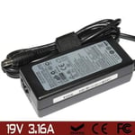 19V 3.16A 60w AC alimentation ordinateur portable adaptateur chargeur pour Samsung CPA09-004APS CV600 / 04A Bonne quali - Prix pas cher