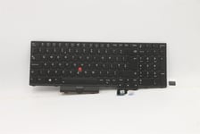 Lenovo ThinkPad P17 1 Keyboard UK Black Backlit 5M10Z54374