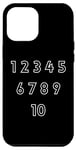 iPhone 12 Pro Max Counting 1-10 Learn to Count Number Case