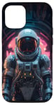 Coque pour iPhone 15 Pro Cyberpunk Astronaute Aesthetic Espace Motif Imprimé