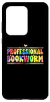Galaxy S20 Ultra Reading Book tie dye book Lover , Professional bookworm Case