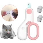 Klosax för husdjur med LED-lampa Pink