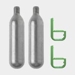 Spinlock Uppladdningskit till uppblåsbar flytväst 75N, för ALTO + kolsyrepatron 2 x 16 gram 2-pack clips