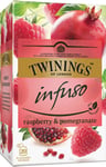 Twinings of London Te 20p Infuso Raspberry Pomegranate