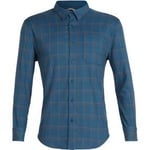 "Mens Compass Flannel Long Sleeve Shirt"