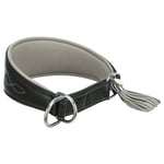 Trixie Active Comfort Halsbånd for Mynder, svart/grå - Str XS: 21-26 cm Halsomfang, B 40 mm