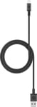 Mophie USB-A - Lightning latauskaapeli 1 m (musta)