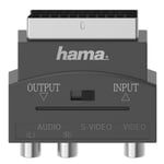 Hama 3 x RCA och S-Video Scart adapter