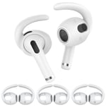 AHASTYLE Apple AirPods 3 öronkrokar, 3 par, Storlek L - Vit