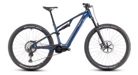 Vtt electrique tout suspendu cube ams hybrid one44 c 68x slx 400x shimano xt 12v 400 wh 29   bleu deepcobalt violet 2024