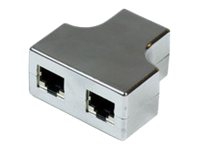 MicroConnect Y-ADAPTER - Nätverksdelare - RJ-45 (hane) till RJ-45 (hona) - skärmad