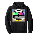 No Signal, Retro TV Style Pullover Hoodie