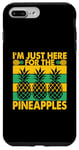 Coque pour iPhone 7 Plus/8 Plus Bromeliaceae - I'm just here for the comestible fruit ananas