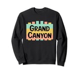 Grand Canyon Park Retro US National Parks Nostalgic Sign Sweatshirt