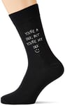 60 Second Makeover Limited You're a Dick But You're My Dick Men's Black Calf Socks Valentines Day Dad Husband Boyfriend fiancé Birthday Christmas Present
