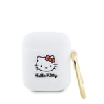 Hello Kitty Silicone AirPods Case White for Apple AirPods 1 and AirPods 2 New