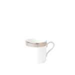 Wedgwood - Vera Wang Lace Platinum Espresso Cup - Vit, Silver - Silver,Vit - Espressokoppar