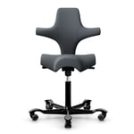 HÅG Capisco 8106 - ergonominen toimistotuoli 200 mm Ei Musta Tummanharmaa (SC60003)