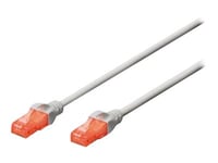 Digitus Professional - Patch-Kabel - Rj-45 (Hane) Till Rj-45 (Hane) - 1 M - Utp - Cat 6E - Startad, Hakfri - Grön