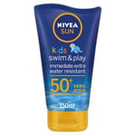 Nivea Sun  Kids Swim and Play Lotion SPF 50+  - 1 x 150ml