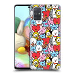 Head Case Designs Officially Licensed BT21 Line Friends Colourful Basic Patterns Hard Back Case Compatible With Samsung Galaxy A71 (2019)