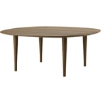 Jari Soffbord Ø85 cm, Rökt Ek