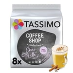 Tassimo Coffee Shop Selections Chai Latte Coffee Pods x8 (Pack of 5, Total 40 Drinks), Packaging may vary