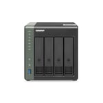 QNAP TS-431X3 - Serveur NAS - 4 Baies - SATA 6Gb/s - RAID RAID 0, 1, 5, 6, 10, JBOD, disque de réserve 5, 6 disques de secours, disque de réserve 10 - RAM 4 Go - Gigabit Ethernet / 2.5 Gigabit...