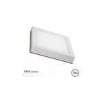 Elbat - led wall downlight 18w 1950lm - forme carrée 225mm - 4000k lumière blanche