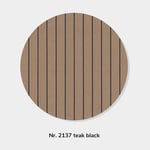 GISATEX Halkskyddsmatta / halkskydd båt Antislide Teak Black, 1500 x 5000 2 mm (1.5 5 meter)