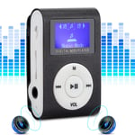 0.8inch LCD Screen Mini MP3 Music Player Metal Mini Clip MP3 Support Memory Card