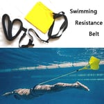 Alician Swim Water Trainer Strength Belt Swimming Training Harness Resistance Belt With Mesh Pocket
