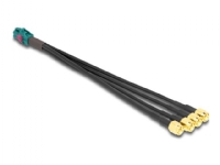 Delock - Antennekabel - mini FAKRA Z connector quad (hann) til SMA (P) - 20 cm - blå, RAL 5021