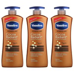 Vaseline Body Lotion Cocoa Radiant With Cocoa Butter Intensive Care 600ml