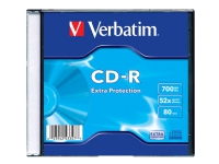 Verbatim DataLife - CD-R - 700 MB (80min) 52x - CD-fodral