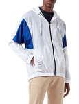 Lacoste Sport Men's BH0869 Parkas & Jackets, Blanc/Cosmique-Limeira-No, S
