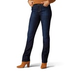 Lee Women's Iconic Regular Jeans, Rinse, 12