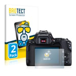 2X BROTECT Matt Film de Protection d’écran pour Canon EOS 250D (Surface Mate, antireflet, revêtement Anti-Traces de Doigts, Application sans Bulles d’air, découpe sur Mesure)
