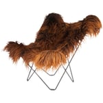 Cuero-Iceland Mariposa BF Chair, Wild Brun/Krom