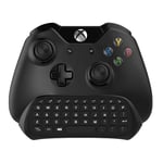 Xbox One Keyboard Gaming Wireless Mini ChatPad 2.4GHz Receiver and 3.5mm Jack for Xbox One Elite & Slim Game Controller Gamepad - Black
