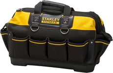 STANLEY FATMAX Technician Tool Bag, Heavy Duty 600 Denier and Leather, 18" 
