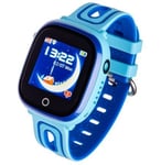 Smartwatch Happy - 2G smartwatch för barn GPS / vattentät SOS larm kamera Blå