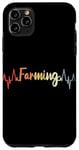 Coque pour iPhone 11 Pro Max Farming Heart Line Retro Style Agronomy