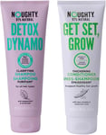 Noughty 97% Natural Detox Dynamo Shampoo to Refresh Hair and Remove Residue and 