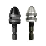 HexDrill Chuck Nyckellös skruvmejsel Impact Driver Adapter Elmotor Clamp Chuck Fixture Hex 0.3