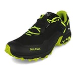 Salewa Homme MS Speed Beat Gore-TEX Chaussures de Trail, Black Out Fluo Yellow, 48.5 EU
